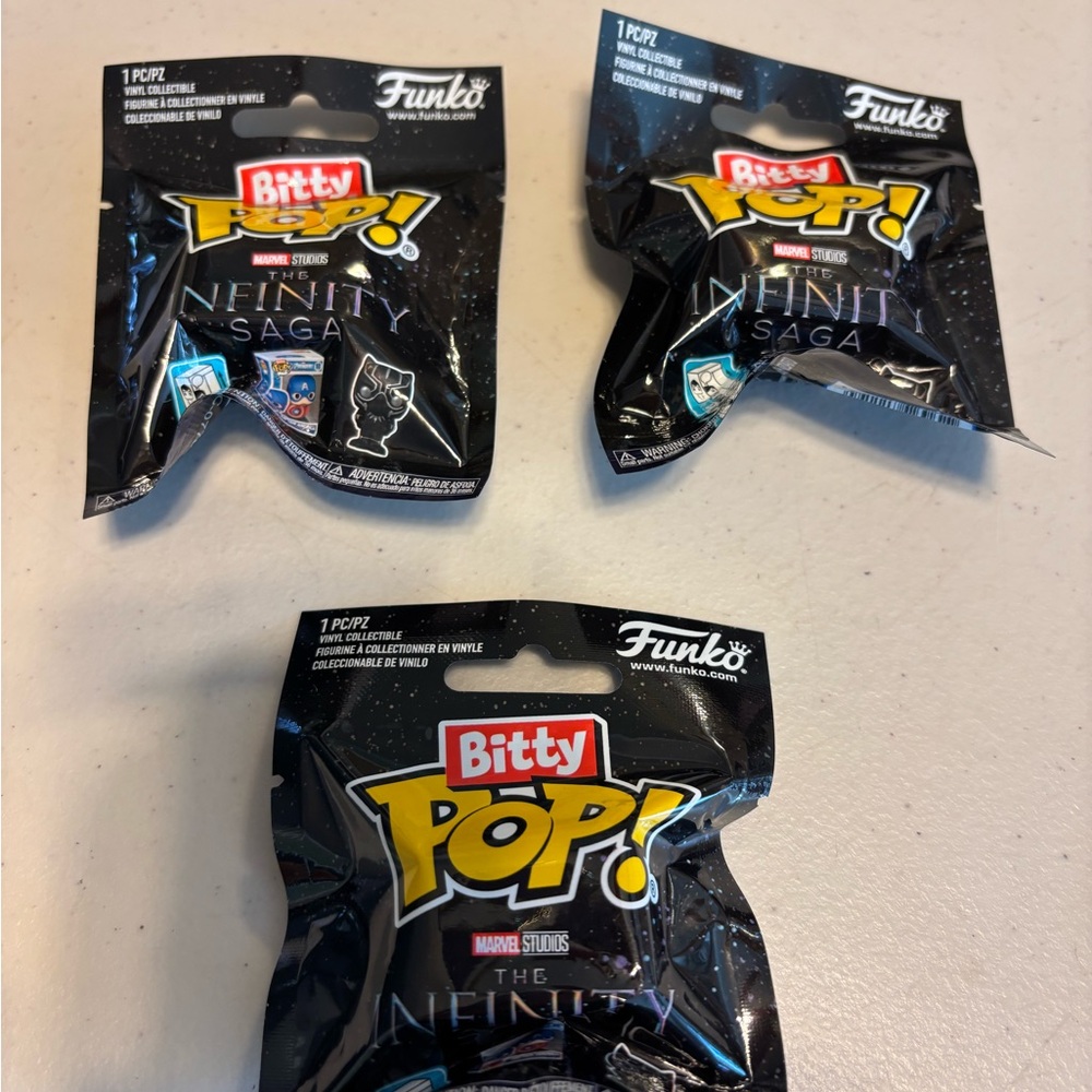 Funko Bitty Pop! Marvel The Infinity Saga Collectibles lot of 3